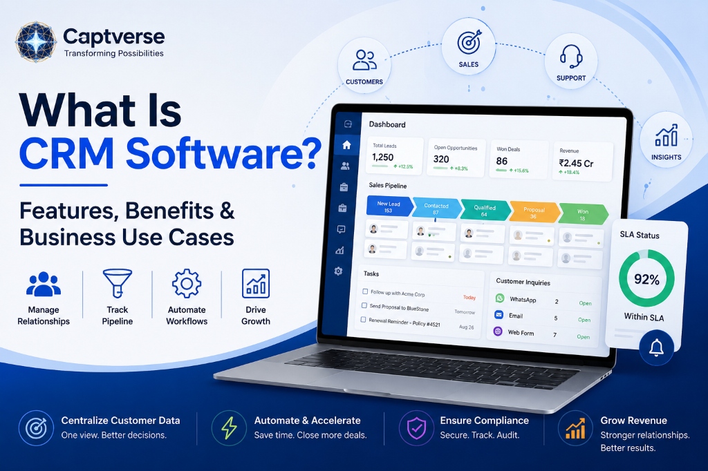 What Is CRM Software? Features, Benefits & Business Use Cases