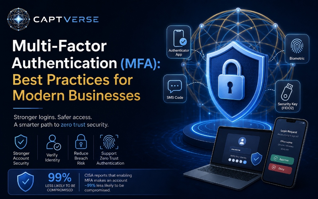 Multi-Factor Authentication (MFA): Best Practices for Modern Businesses
