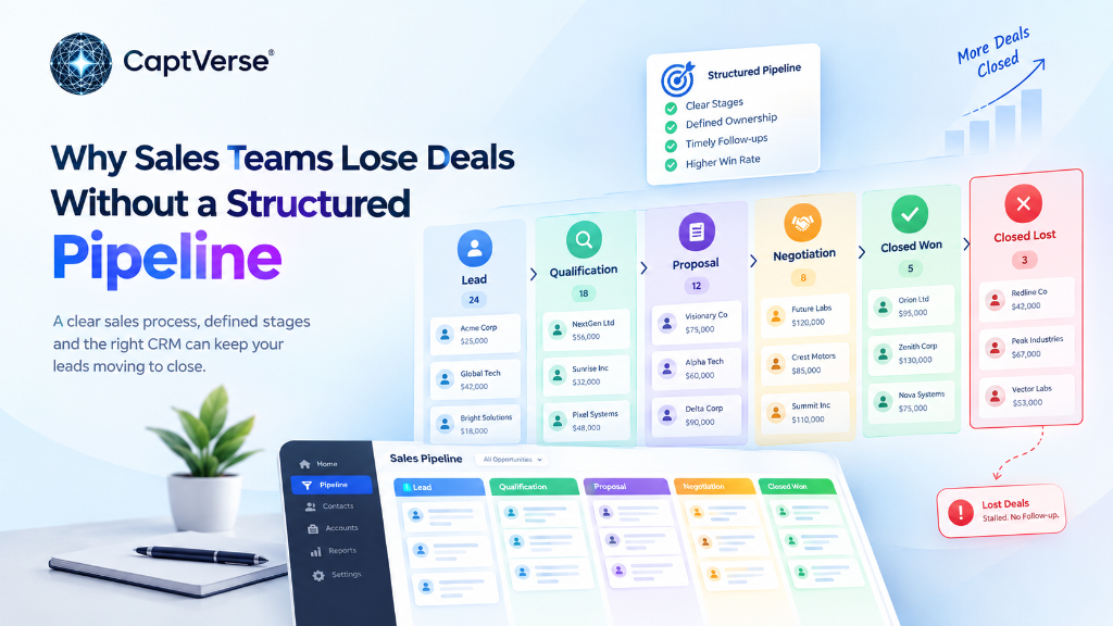 Why Sales Teams Lose Deals Without a Structured Pipeline